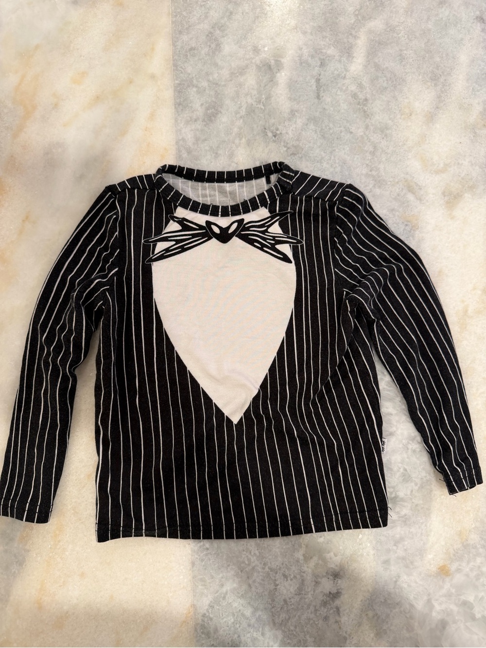 Little Sleepies Disney Play Jack Skellington shirt 12-18 months